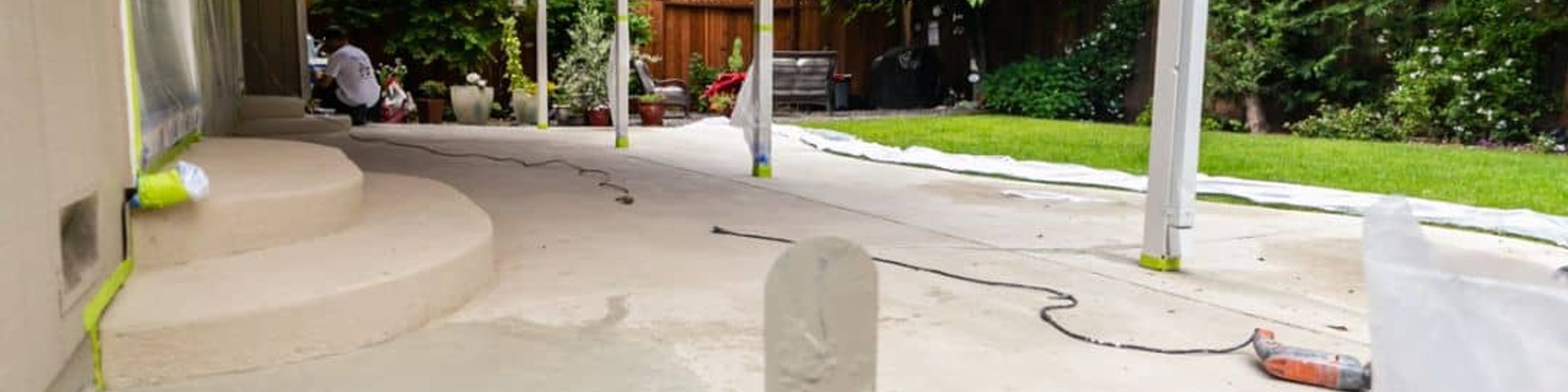 stamped colored concrete