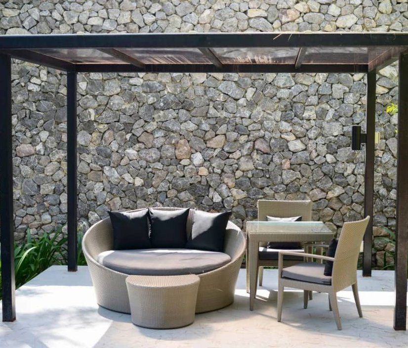 concrete truck on site